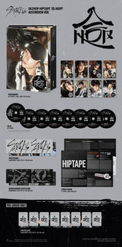 Korea Pop Store STRAY KIDS - SKZHop Hiptape [合 (Hop)] (Accordion Ver.) Kawaii Gifts