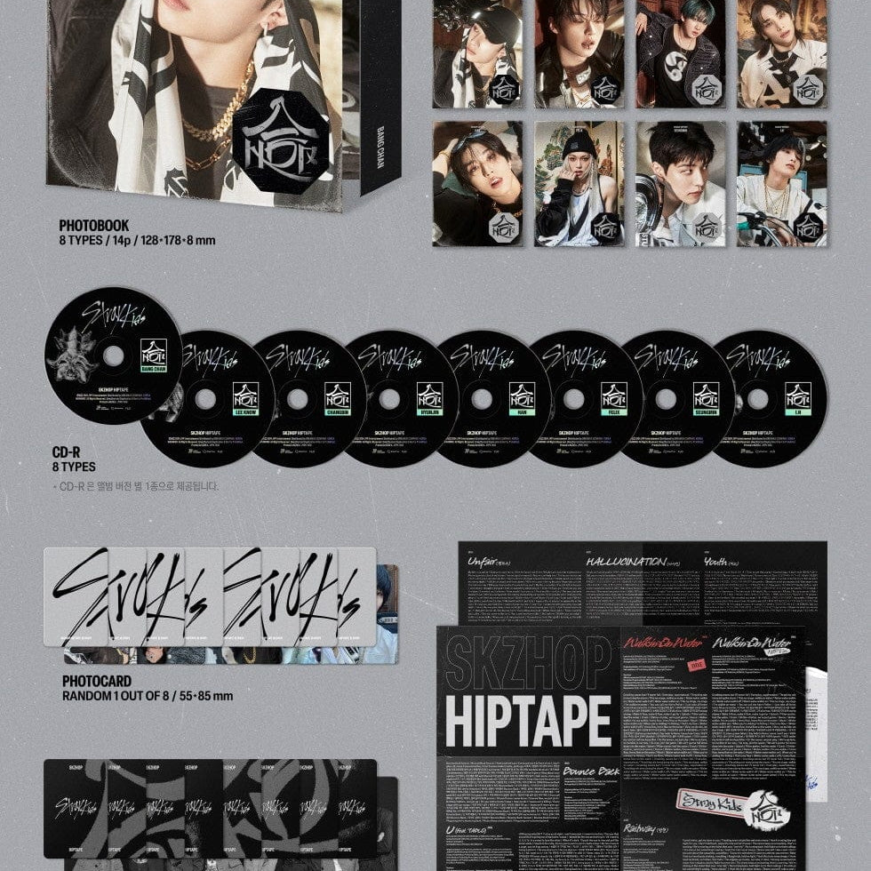 Korea Pop Store STRAY KIDS - SKZHop Hiptape [合 (Hop)] (Accordion Ver.) Kawaii Gifts