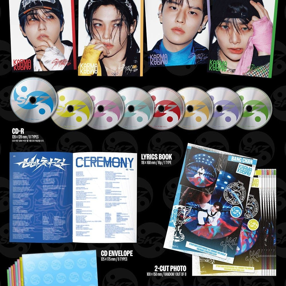 Korea Pop Store STRAY KIDS - The 4th Album [Karma] (Accordion Ver.) Kawaii Gifts