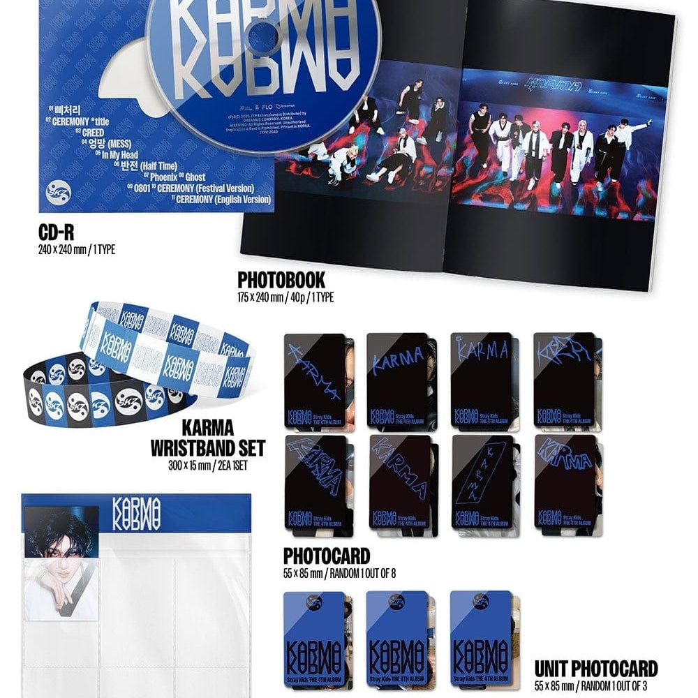 Korea Pop Store STRAY KIDS - The 4th Album [Karma] (Karma Ver.) Kawaii Gifts