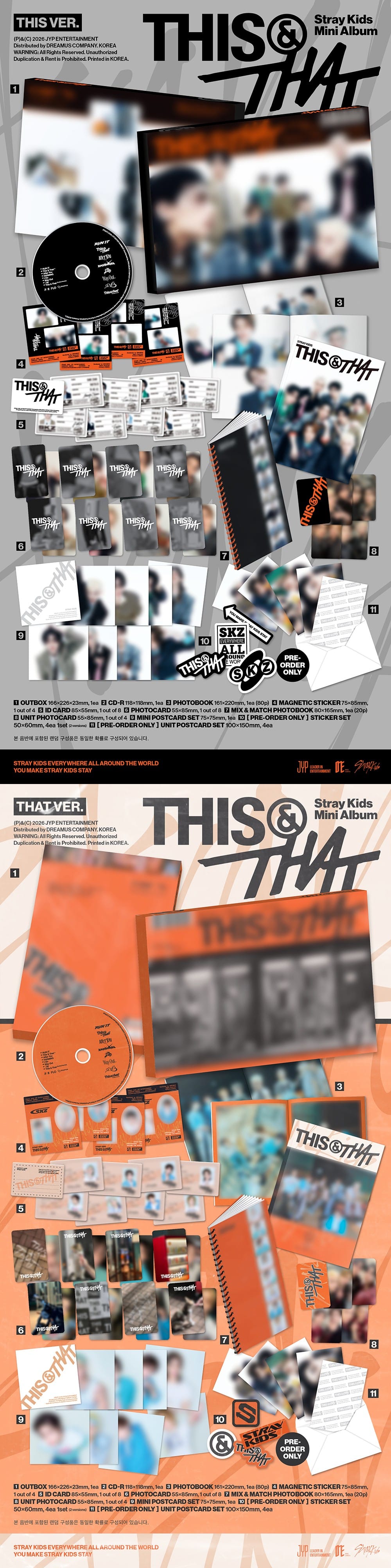 Korea Pop Store STRAY KIDS - This & That Kawaii Gifts