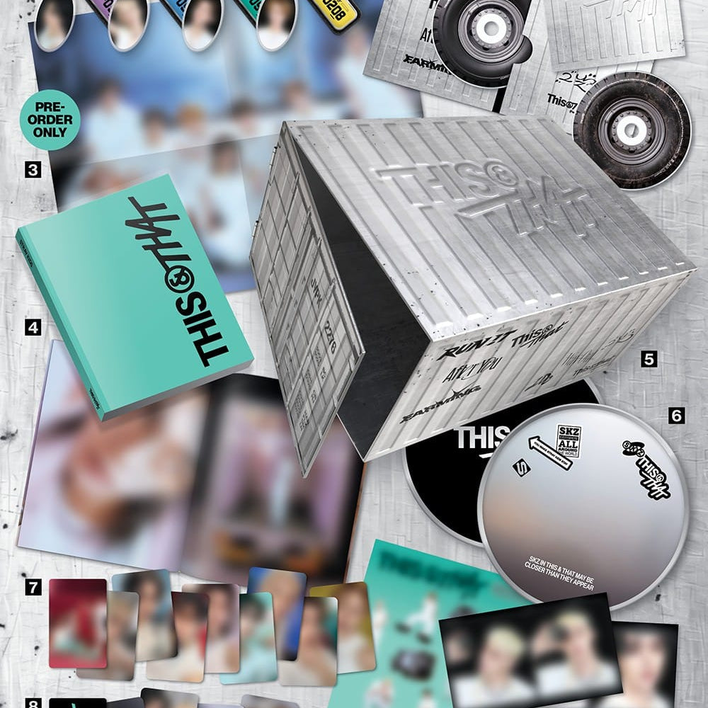 Korea Pop Store STRAY KIDS - This & That (Truck Ver.) Limited Ver. Kawaii Gifts
