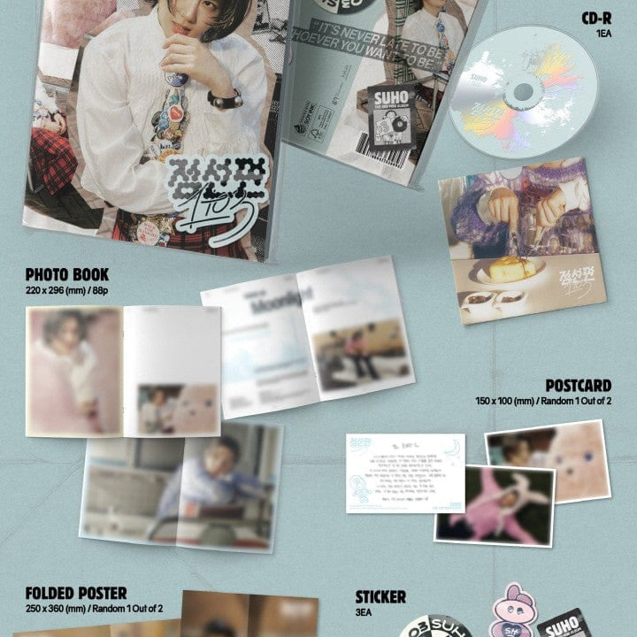 Korea Pop Store SUHO - [1 to 3] (3rd Mini Album) ? Ver. Kawaii Gifts 8804775369957