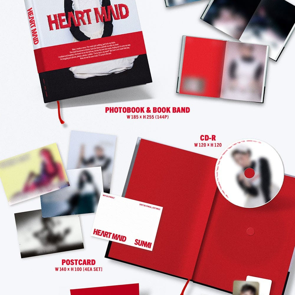 Korea Pop Store SUNMI - 1st Full Album [Heart Maid] Kawaii Gifts