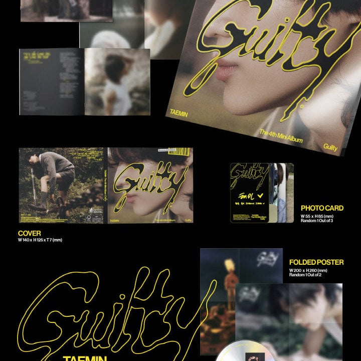 Korea Pop Store TAEMIN - [Guilty] (4th Mini Album) (Digipack Ver.) Kawaii Gifts 8804775367434