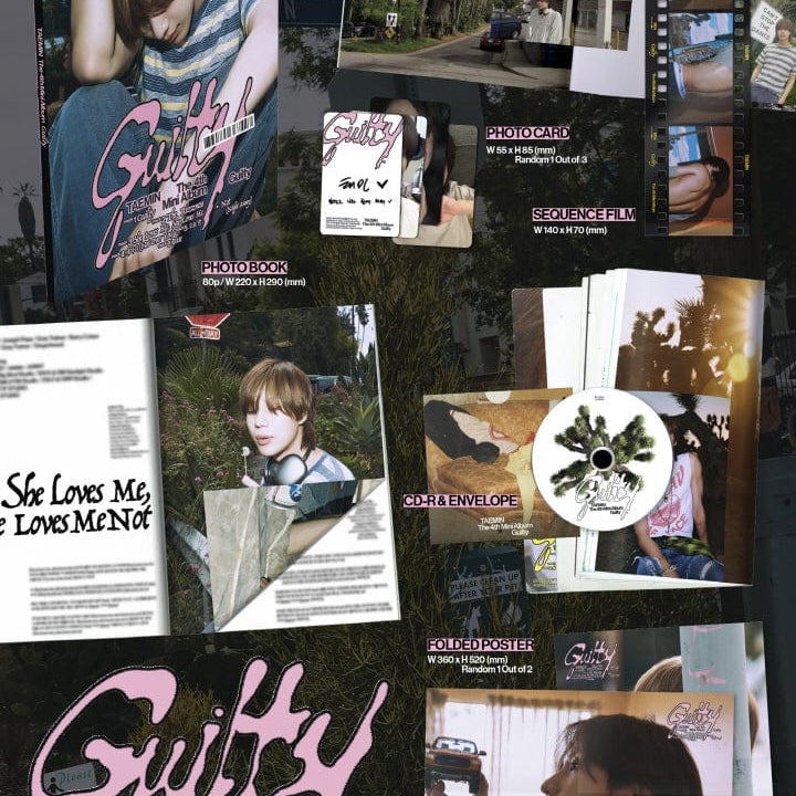 Korea Pop Store TAEMIN - [Guilty] (4th Mini Album) (Photo Book Ver.) Kawaii Gifts 8804775367427