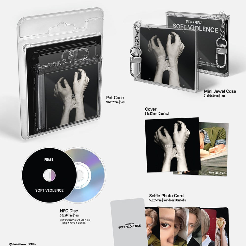 Korea Pop Store TAEMIN - Phase I : Soft Violence (Keyring Ver.) Kawaii Gifts