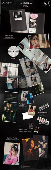 Korea Pop Store TAEYEON - [To. X] (5th Mini Album) (X Ver.) Kawaii Gifts 8804775367861