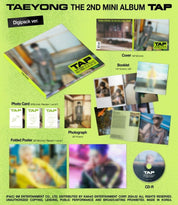 Korea Pop Store TAEYONG - [Tap] (2nd MIni Album) (Digipack Ver.) Kawaii Gifts 8804775368592