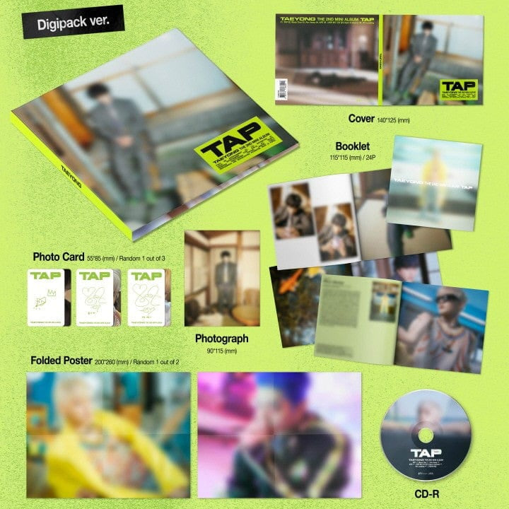 Korea Pop Store TAEYONG - [Tap] (2nd MIni Album) (Digipack Ver.) Kawaii Gifts 8804775368592