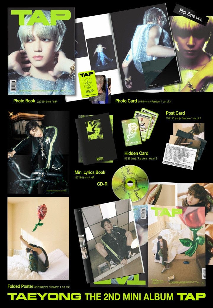 Korea Pop Store TAEYONG - [Tap] (2nd Mini Album) (Flip Zine Ver.) Kawaii Gifts 8804775368585
