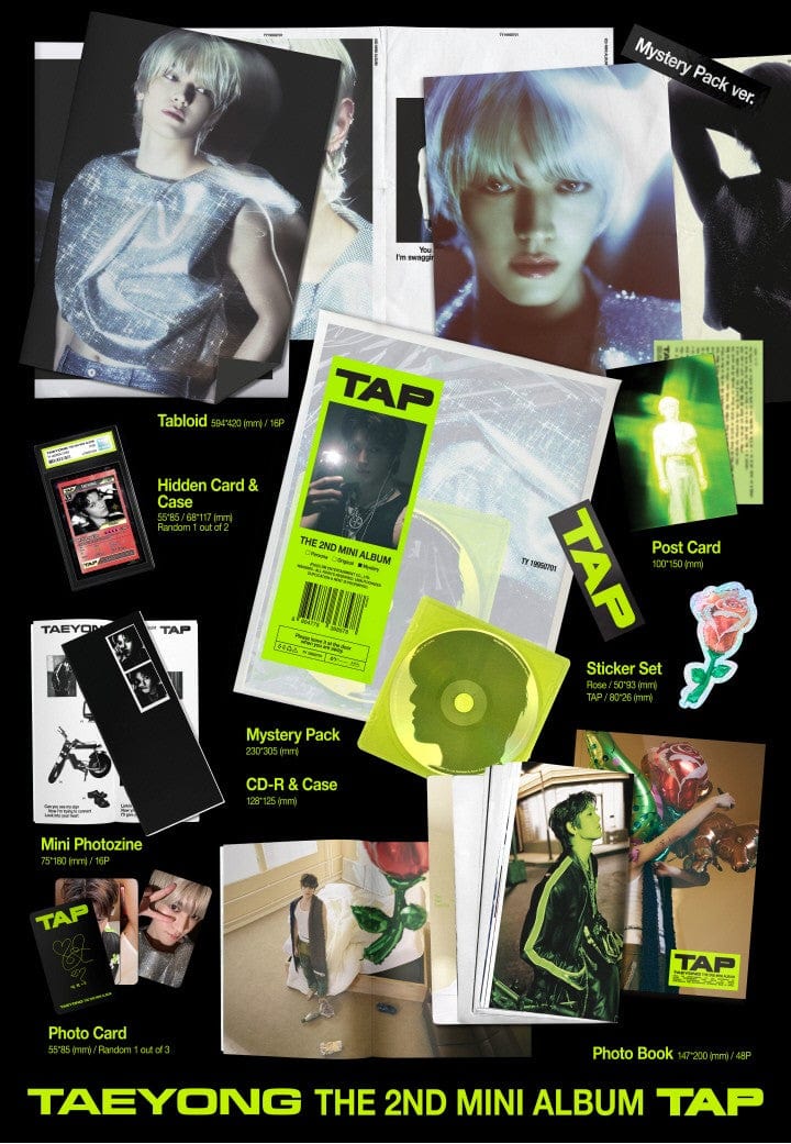 Korea Pop Store TAEYONG - [Tap] (2nd MIni Album) (Mystery Pack Ver.) Kawaii Gifts 8804775368578