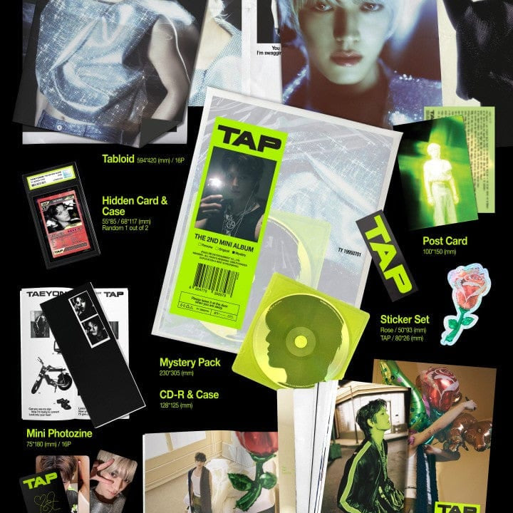 Korea Pop Store TAEYONG - [Tap] (2nd MIni Album) (Mystery Pack Ver.) Kawaii Gifts 8804775368578