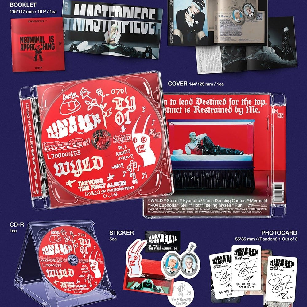 Korea Pop Store TAEYONG - The First Album [WYLD] (Jewel Case Ver.) Kawaii Gifts