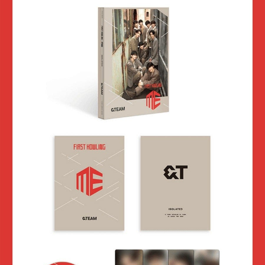 Korea Pop Store [&TEAM] JP Debut EP 'First Howling : Me' Limited A Kawaii Gifts