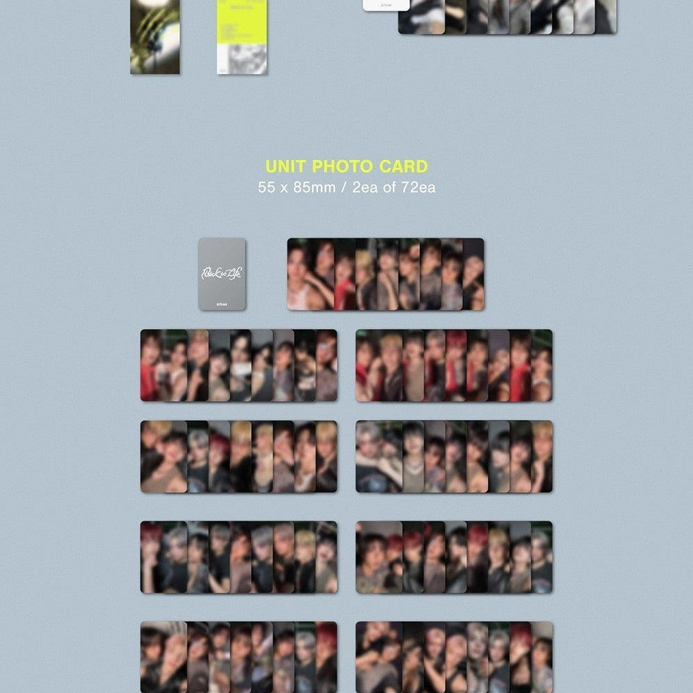 Korea Pop Store &TEAM - KR 1st Mini Album 'Back to Life' Photocard Box (Weverse Albums Ver.) Kawaii Gifts 8800331139217