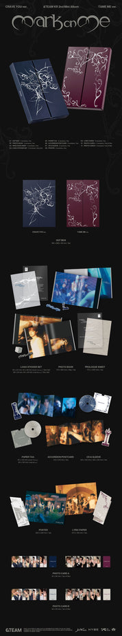 Korea Pop Store &TEAM - KR 2nd Mini Album 'Mark On Me' Kawaii Gifts