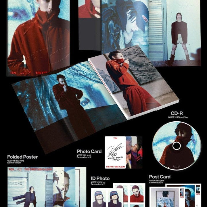 Korea Pop Store TEN - [TEN] (1st Mini Album) On Ten Ver. Kawaii Gifts 8804775368554