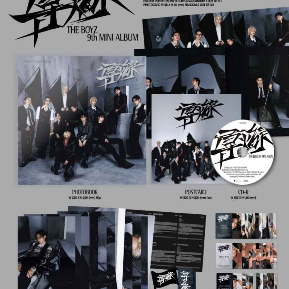 Korea Pop Store THE BOYZ - 導火線 Fuse (9th Mini Album) (Pioneer Ver.) Photobook Ver. Kawaii Gifts