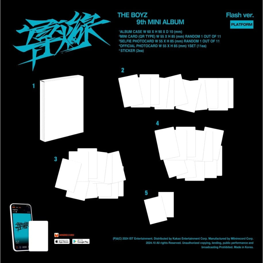 Korea Pop Store THE BOYZ - 導火線 Fuse (9th Mini Album) [Platform Ver.] Kawaii Gifts