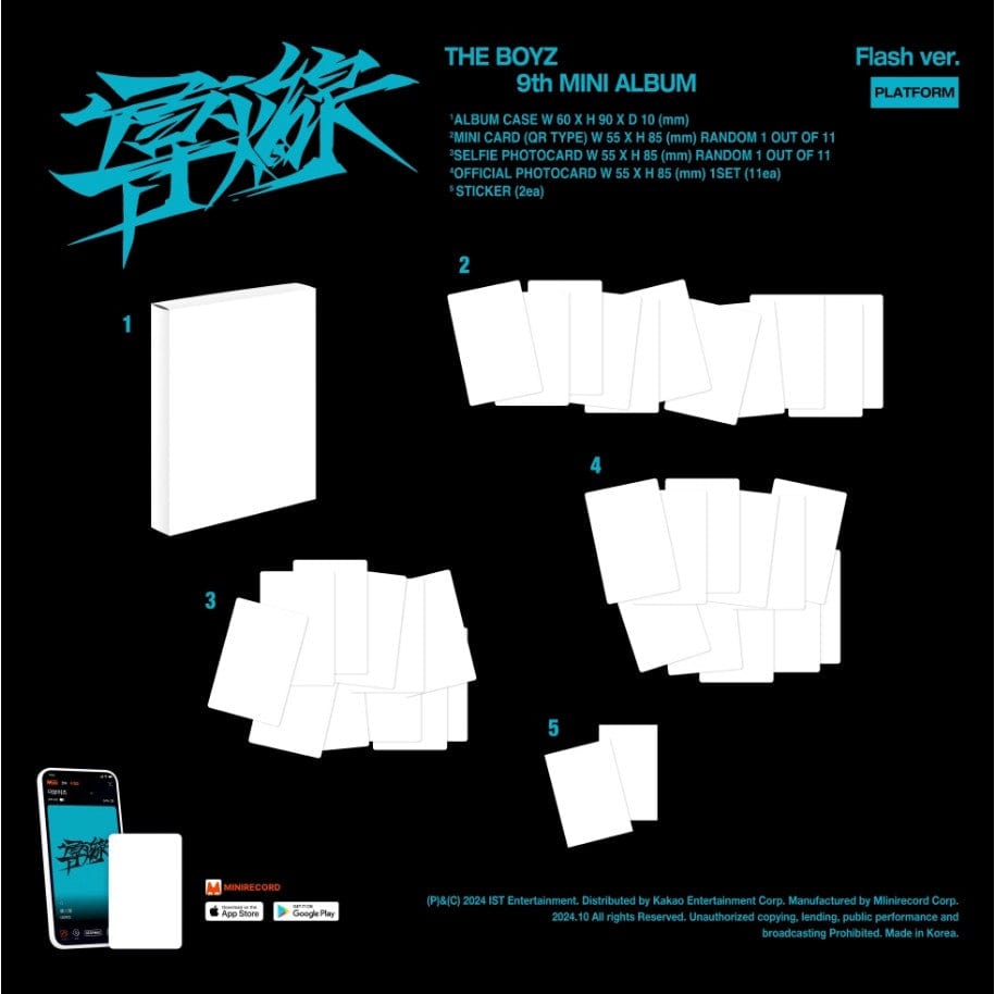 Korea Pop Store THE BOYZ - 導火線 Fuse (9th Mini Album) [Platform Ver.] Kawaii Gifts