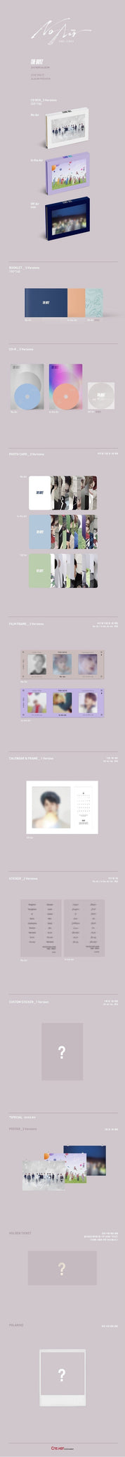 Korea Pop Store THE BOYZ - The Only (3rd Mini Album) Kawaii Gifts 8804775098567