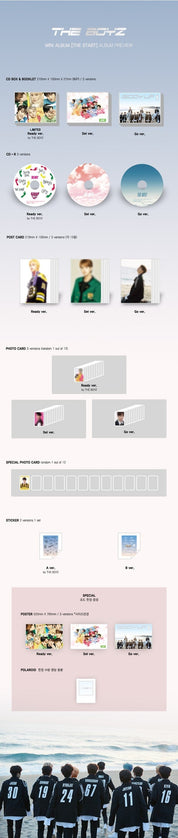 Korea Pop Store THE BOYZ - The Start (2nd Mini Album) Kawaii Gifts 8804775089749