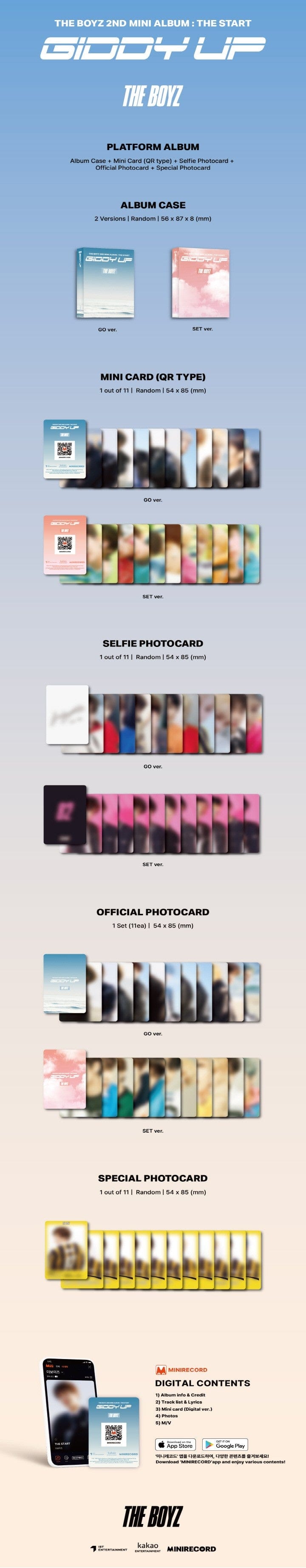 Korea Pop Store THE BOYZ - THE START (2ND MINI ALBUM) [PLATFORM Ver.] Kawaii Gifts