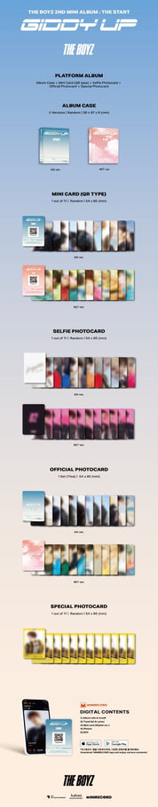 Korea Pop Store THE BOYZ - THE START (2ND MINI ALBUM) [PLATFORM Ver.] Kawaii Gifts