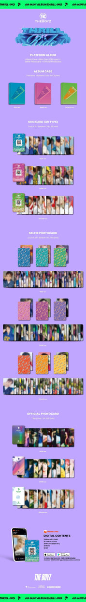 Korea Pop Store THE BOYZ - Thrill-ing (6th Mini Album) [Platform Ver.] Kawaii Gifts 8804775255700