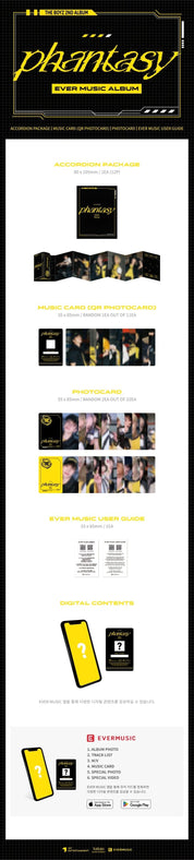 Korea Pop Store THE BOYZ - Vol.2 Part.2 [Phantasy_Pt.2 Sixth Sense] (Ever Ver.) Kawaii Gifts 8804775367953