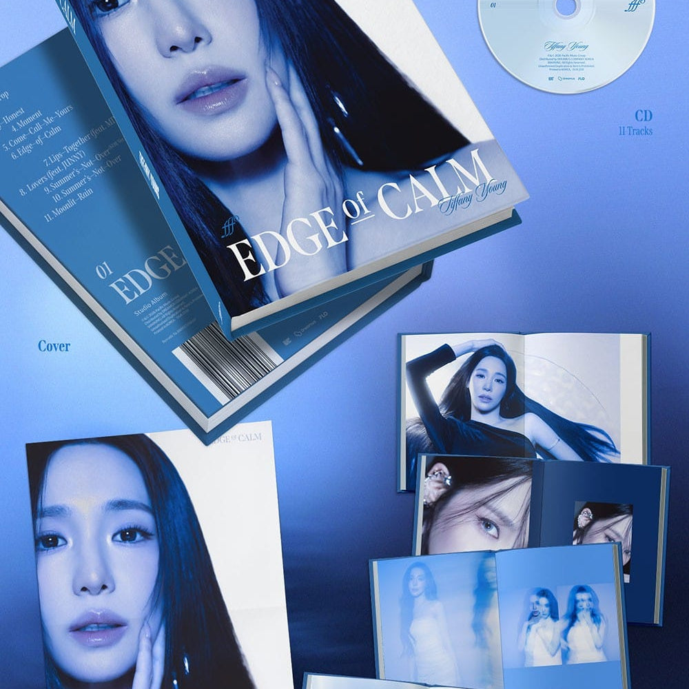 Korea Pop Store TIFFANY YOUNG - 1st Album 'Edge of Calm' (Calm Ver.) Kawaii Gifts