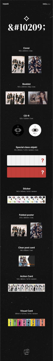Korea Pop Store TRIPLES - Mini [Evolution (Mujuk)] Kawaii Gifts 8804775 367120