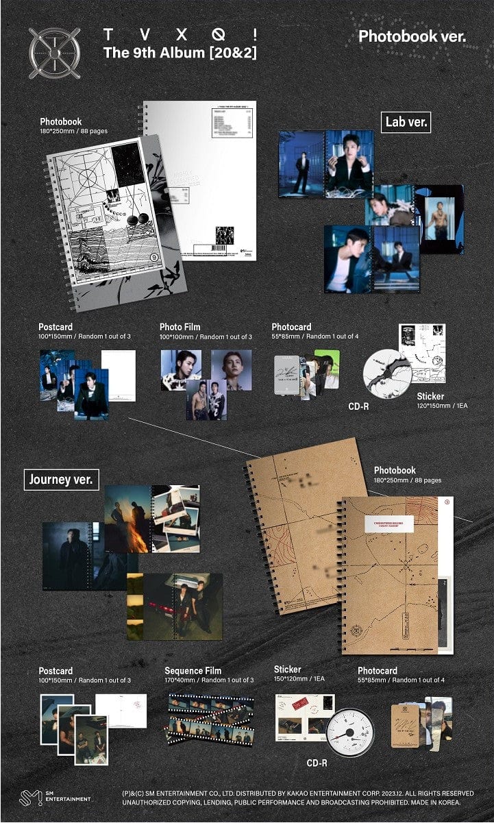 Korea Pop Store TVXQ! - Vol.9 [20&2] (Photo Book Ver.) Kawaii Gifts 8804775368165