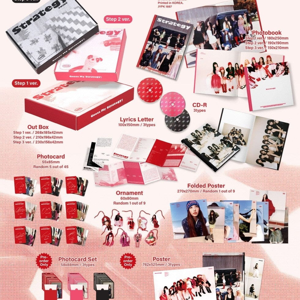 Korea Pop Store TWICE - [Strategy] (14th Mini Album) Kawaii Gifts