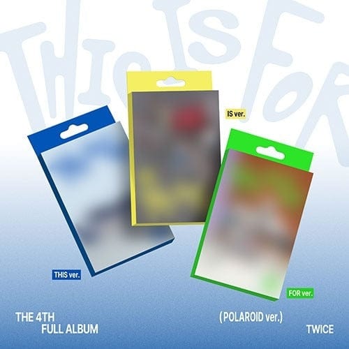Korea Pop Store TWICE - [The is Four] (The 4th Full Album) (Polaroid Ver.) Kawaii Gifts