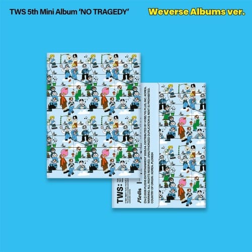 Korea Pop Store TWS - No Tragedy (Weverse Albums Ver.) Kawaii Gifts