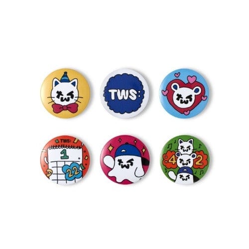 Korea Pop Store [TWS] [Sparkling Days : Azit] Lucky Draw Can Badge Kawaii Gifts