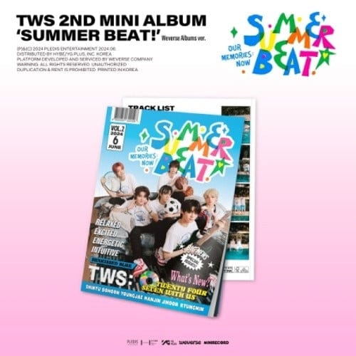 Korea Pop Store TWS - [Summer Beat!] (2nd Mini Album) (Weverse Albums Ver.) Kawaii Gifts 8800250622128