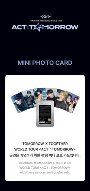 Korea Pop Store [TXT] [Act: Tomorrow] Mini Photo Card Kawaii Gifts 8800327580924