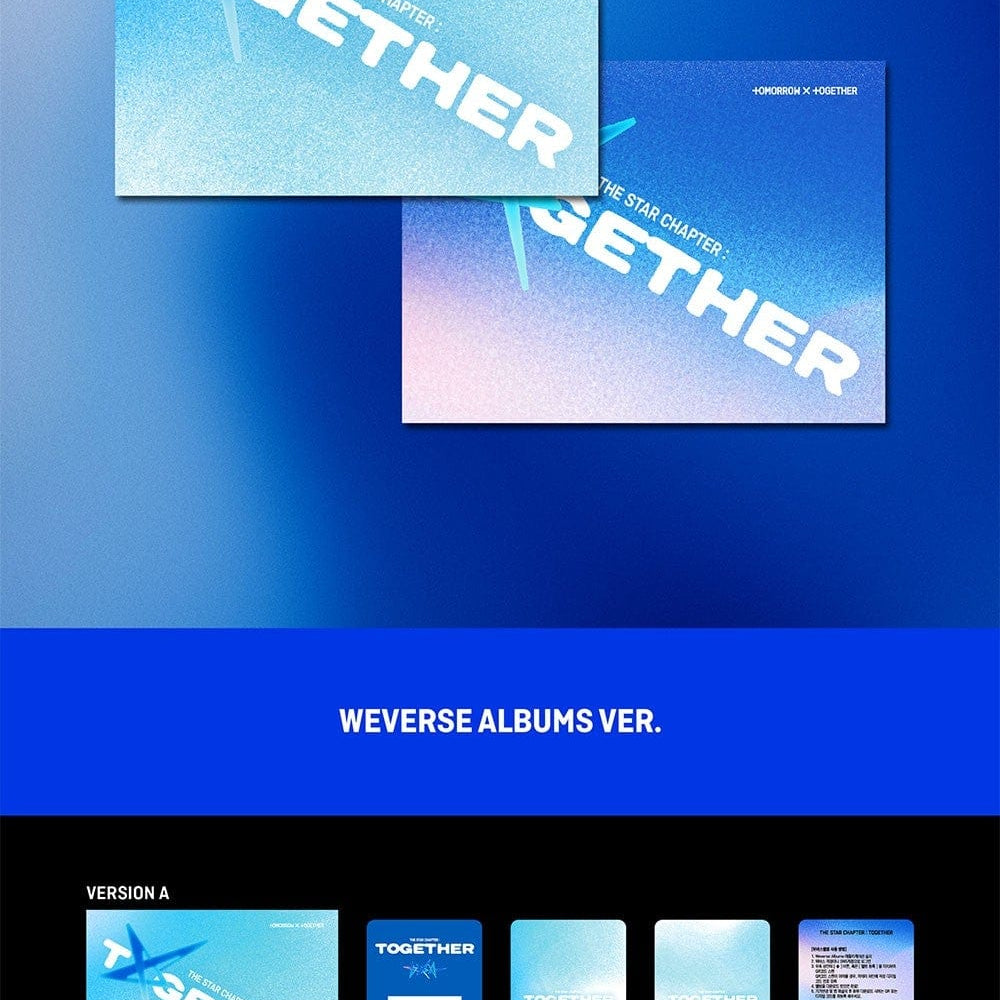 Korea Pop Store TXT - The Star Chapter : Together (Weverse Albums Ver.) Kawaii Gifts