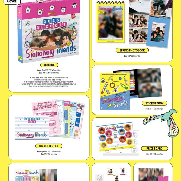 Korea Pop Store [TXT] Tomorrow X Together 2025 Deco Kit Kawaii Gifts