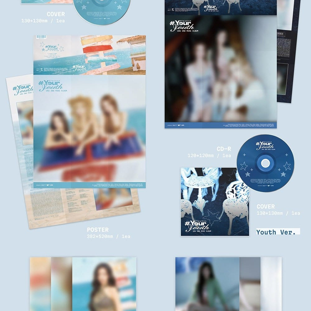 Korea Pop Store UAU - 2nd Mini Album Playlist #Your Youth [Compact Ver.] Kawaii Gifts 8809957312783