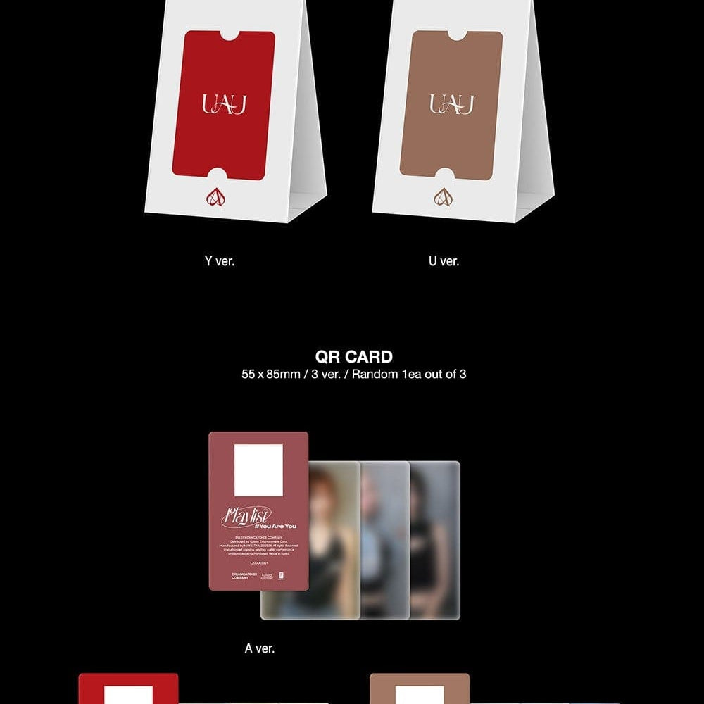 Korea Pop Store UAU - [Playlist #You Are You] 1st Mini Album (Poca Album) Kawaii Gifts