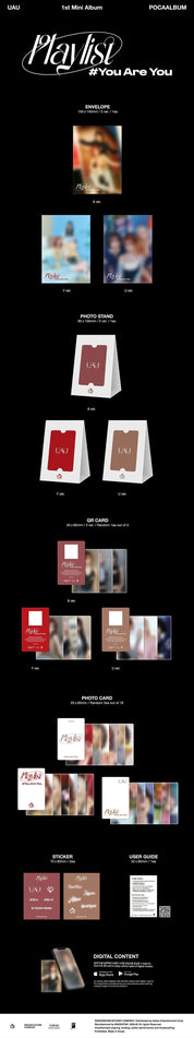 Korea Pop Store UAU - [Playlist #You Are You] 1st Mini Album (Poca Album) Kawaii Gifts