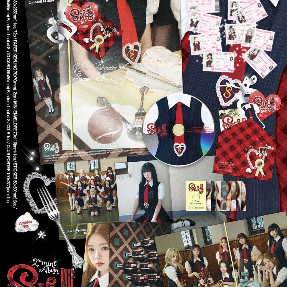 Korea Pop Store UNIS - [Swicy] (2nd Mini Album) (Archive Ver.) Kawaii Gifts