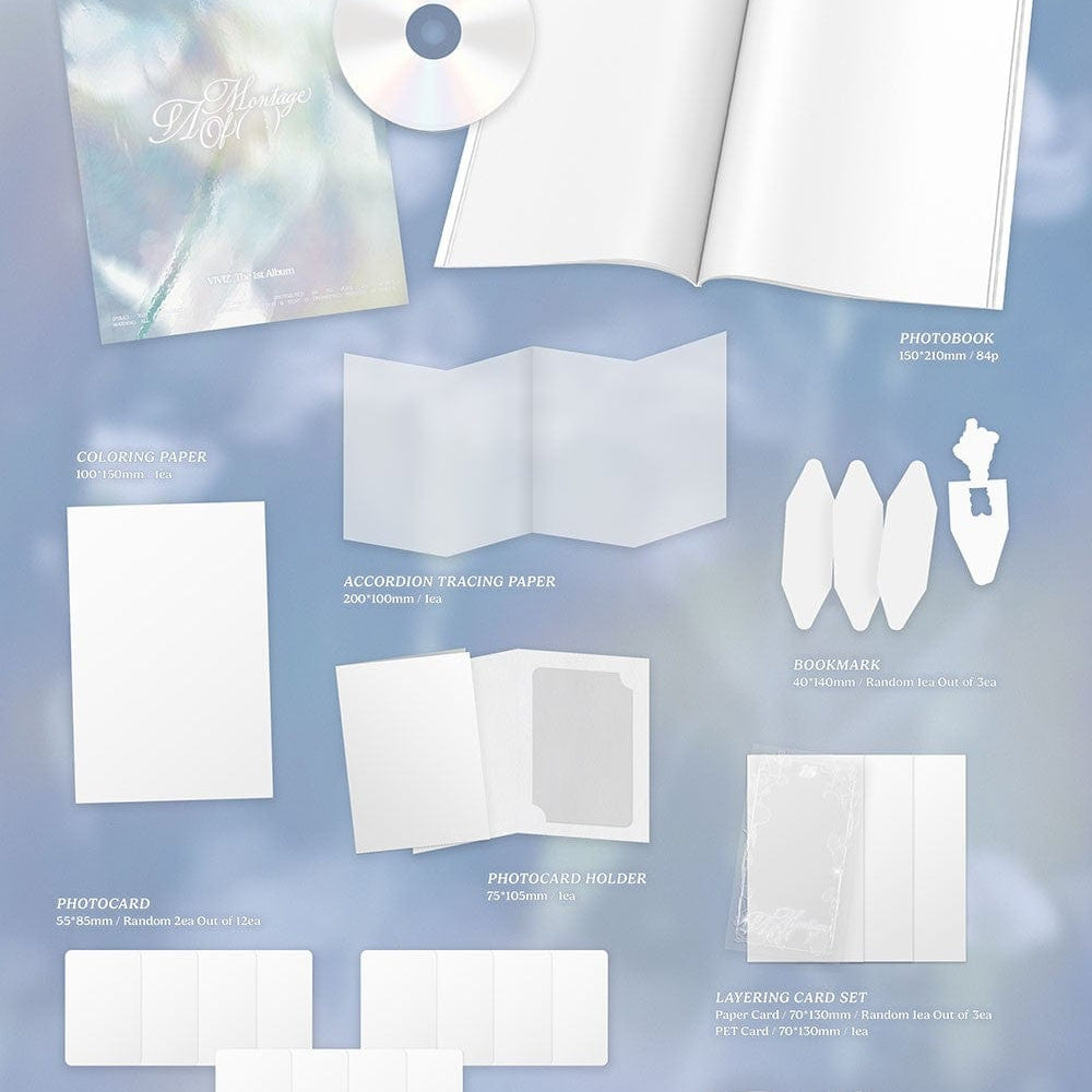 Korea Pop Store Viviz - The 1st Album [A Montage of ()] Kawaii Gifts