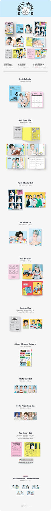 Korea Pop Store WayV - 2025 Season's Greetings Kawaii Gifts