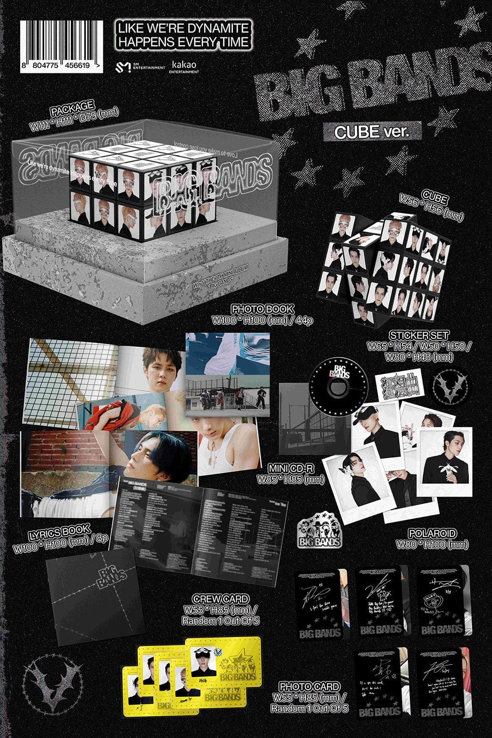 Korea Pop Store WAYV - 7th Mini Album [Big Bands] (Special Ver.) Kawaii Gifts