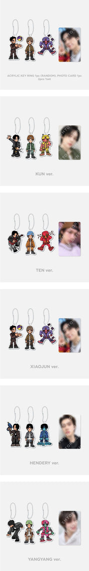 Korea Pop Store [WayV] [Frequency] Random Acrylic Keychain Kawaii Gifts